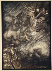 La chevauchée des Valkyries, illustration de « L